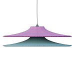 Подвесной вязаный светильник в двухцветном исполнении «Двойной Токио»  варинант исполнения - 4 | Loft Concept в Омске