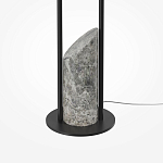 Напольный торшер светодионый черный Lumen Duo варинант исполнения - 4 | Loft Concept в Омске