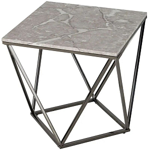 Приставной стол Kovaldzhi Collection Frame Geometry Dark Chrome