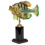 Статуэтка из фарфора в форме рыбы SEA Porcelain and Bronze варинант исполнения - 2 | Loft Concept в Омске