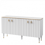 Консоль четырёхдверная с белым рельефным фасадом Expanses of Beauty варинант исполнения - 1 | Loft Concept в Омске