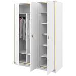 Шкаф белый трёхдверный для одежды Antique Order варинант исполнения - 2 | Loft Concept в Омске