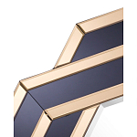 Зеркало восьмиугольное в черно-золотистой раме Pairing варинант исполнения - 2 | Loft Concept в Омске