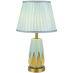 Настольная лампа с абажуром Femia Turquoise Gold Table Lamp варинант исполнения - 1 | Loft Concept в Омске