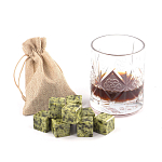 Камни для охлаждения виски из натурального камня змеевик Natural Stone Cube варинант исполнения - 5 | Loft Concept в Омске