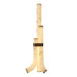 Торшер геометрический с тремя мраморными плафонами Marble Tripod варинант исполнения - 2 | Loft Concept в Омске