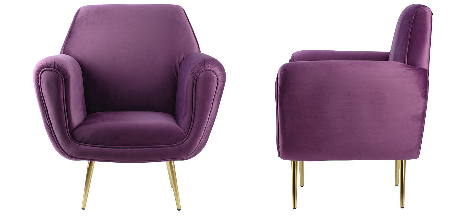 Кресло Lounge Chairs Gigi Radice purple Кресло Lounge Chairs Gigi Radice purple - Loft-Concept в Омске