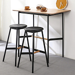 Черный барный стул Knopper варинант исполнения - 7 | Loft Concept в Омске