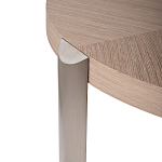 Столик журнальный с низкой круглой столешницей Wood Grain варинант исполнения - 4 | Loft Concept в Омске