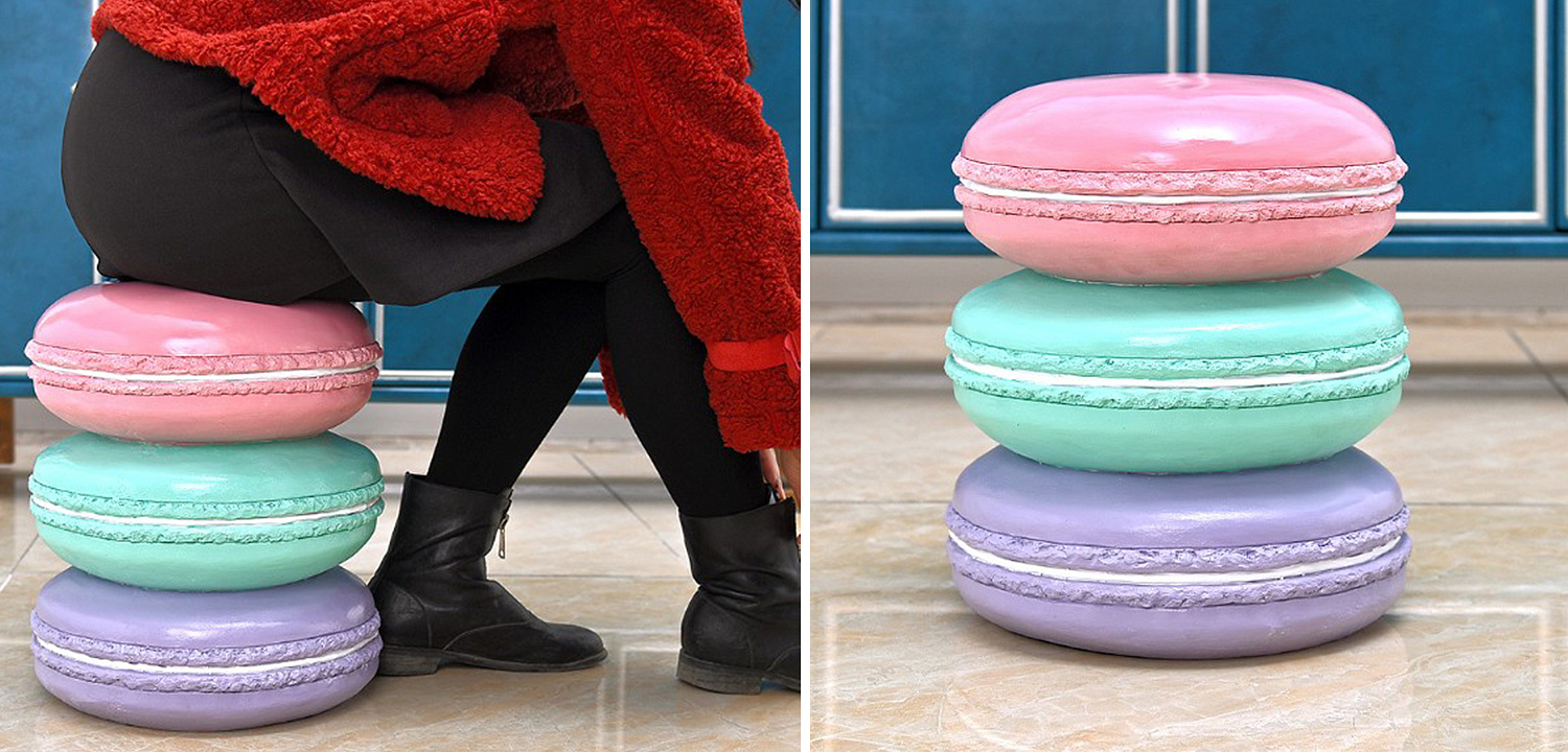 Приставной табурет Макарон Three Macaroon Stool Приставной табурет Макарон Three Macaroon Stool - Loft-Concept в Омске