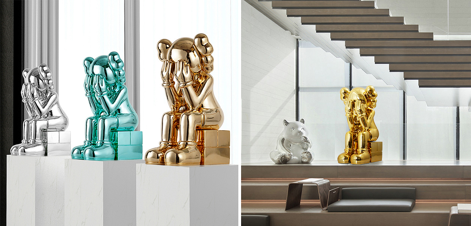 Статуэтка KAWS Passing Through Gold Статуэтка KAWS Passing Through Gold - Loft-Concept в Омске