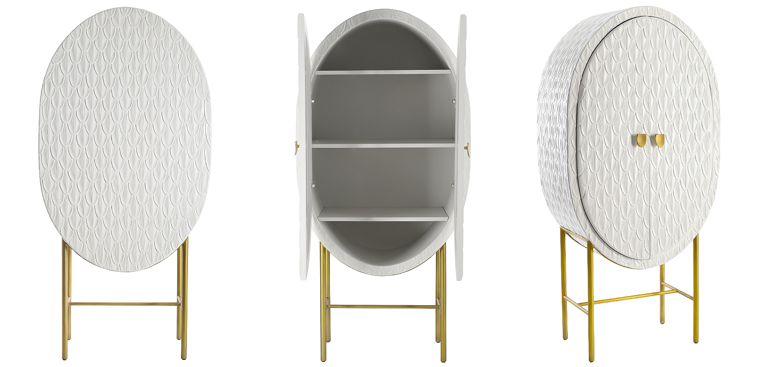 Шкаф White Feathers Cabinet Шкаф White Feathers Cabinet - Loft-Concept в Омске