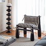 Кресло черно-белое со съемными подушками Celebrity варинант исполнения - 7 | Loft Concept в Омске