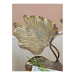 Столик приставной с тремя столешницами Тропические листья Tropical Forest gold варинант исполнения - 6 | Loft Concept в Омске