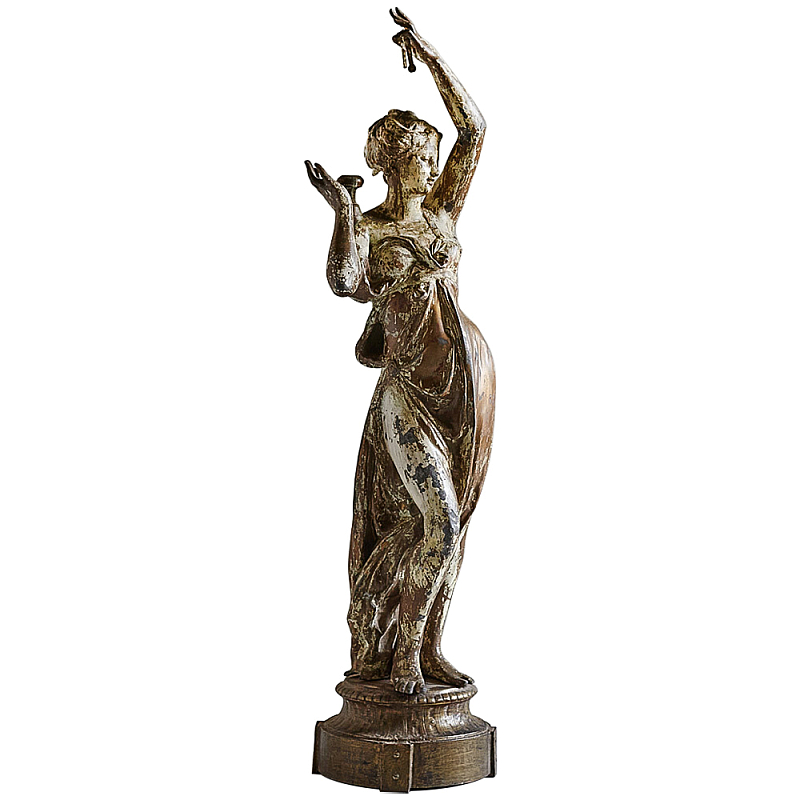 Большая антикварная статуя Antique Woman Statue Коричневый Бежевый в Омске | Loft Concept 