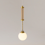 Подвесной светильник со стеклянными вставками Helios варинант исполнения - 2 | Loft Concept в Омске