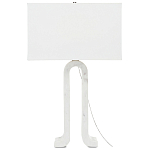 Настольная лампа на арочном корпусе с прямоугольным абажуром One Piece Support варинант исполнения - 4 | Loft Concept в Омске