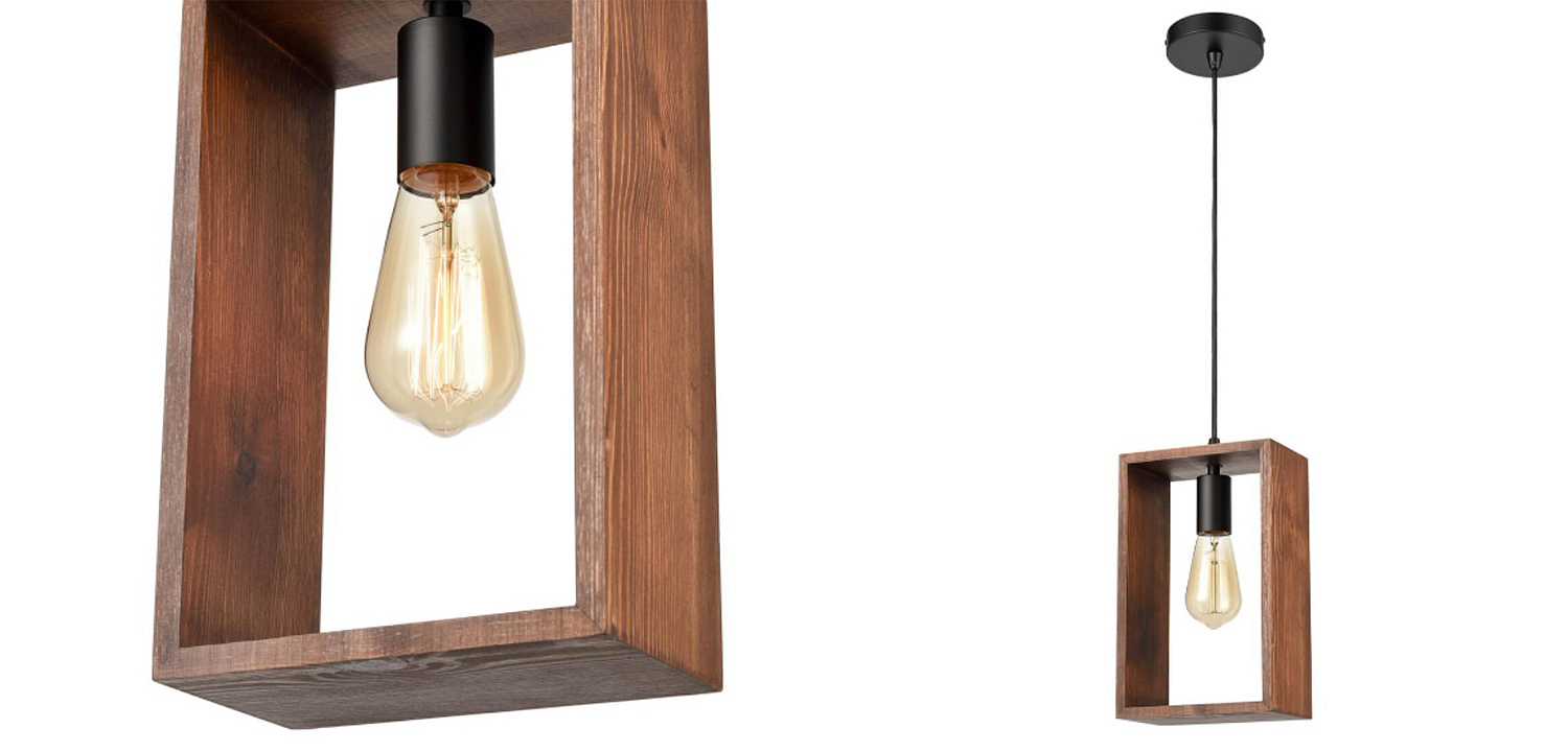 Подвесной светильник Bismark Wooden Подвесной светильник Bismark Wooden - Loft-Concept в Омске