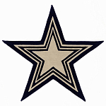 Дизайнерский ковер в виде звезды Poltronova Tappeto Stellina  Navy Blue Grey Rug варинант исполнения - 1 | Loft Concept в Омске