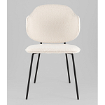 Стул Bellamy букле молочный варинант исполнения - 4 | Loft Concept в Омске