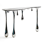 Дизайнерская Консоль Melting Silver Console Zhipeng Tan варинант исполнения - 2 | Loft Concept в Омске
