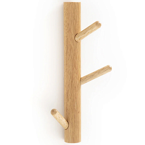 Деревянная настенная вешалка Branch Wood Hanger