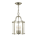 Подвесной светильник с прозрачным стеклянным цилиндрическим плафоном в классическом стиле на цепи Hinkley варинант исполнения - 9 | Loft Concept в Омске