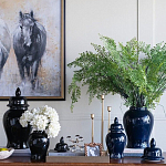 Ваза с крышкой однотонная Высота 48 см Chinoiserie Ceramics варинант исполнения - 4 | Loft Concept в Омске