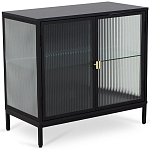 Сервант двухдверный с рифленым стеклом The Keeper варинант исполнения - 1 | Loft Concept в Омске