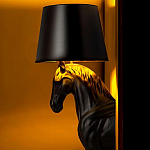 Horse Statue Floor Lamp Большой светильник Черная Лошадь варинант исполнения - 5 | Loft Concept в Омске