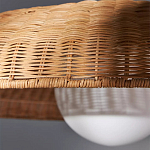 Люстра круглая из ротанга Long Lasting Chandelier варинант исполнения - 3 | Loft Concept в Омске