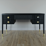 Письменный стол с 4-мя ящиками Elsa Dreams Black  варинант исполнения - 4 | Loft Concept в Омске