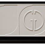 Тумбочка прикроватная с ящиком черно-серого цвета Noble Nightstand варинант исполнения - 4 | Loft Concept в Омске