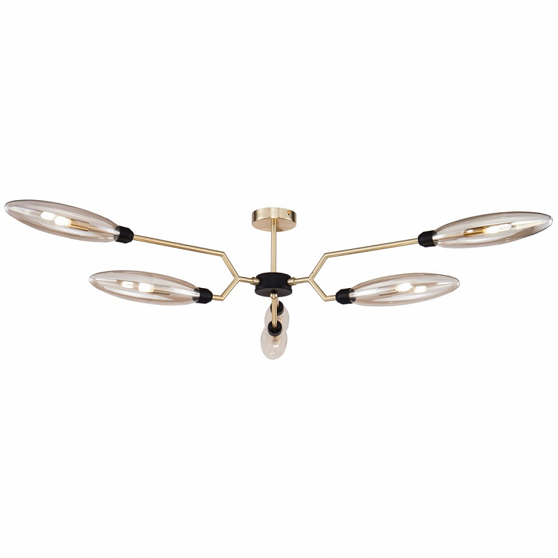 Потолочный светильник Morosini Ceiling Light Золотой Янтарь (Amber) Черный Потолочный светильник Morosini Ceiling Light Золотой Янтарь (Amber) Черный в Омске | Loft Concept
