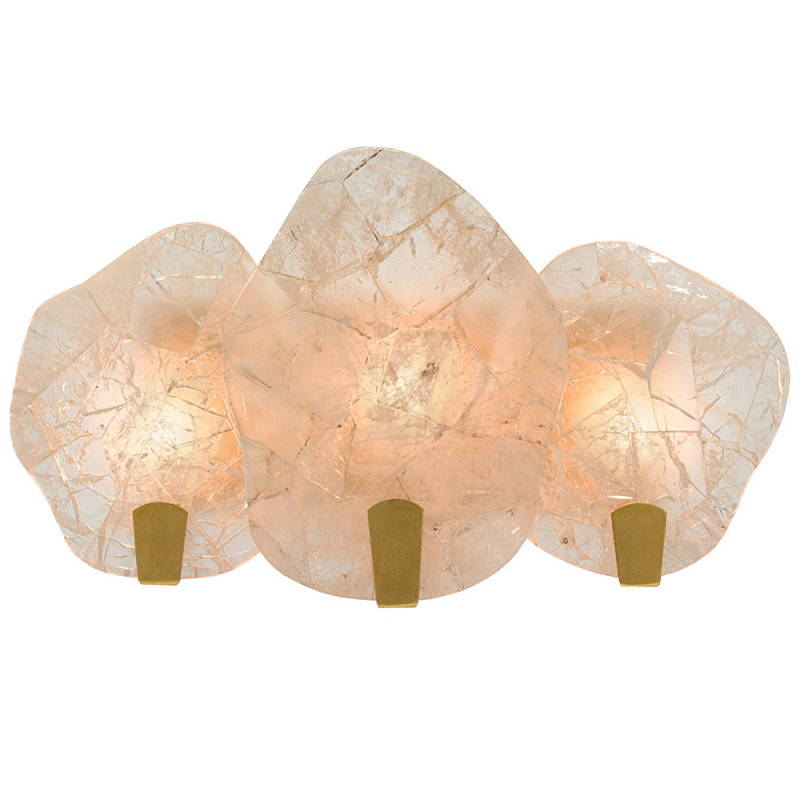 Бра из трех органических форм Quartz Light Золотой Бра из трех органических форм Quartz Light Золотой в Омске | Loft Concept