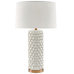 Настольная лампа покрытая лепестками белых цветов Fancy Calla Lily варинант исполнения - 2 | Loft Concept в Омске