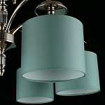 Люстра потолочная Nikoletta с бирюзовым плафоном варинант исполнения - 3 | Loft Concept в Омске