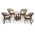 Комплект уличной мебели Sienna Dark Brown варинант исполнения - 1 | Loft Concept в Омске