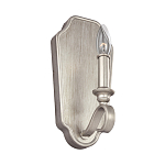 Бра серебрянного цвета с лампой в виде свечи на изогнутой ножке Feiss варинант исполнения - 1 | Loft Concept в Омске