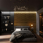 Гипсовая 3D панель с принтографией PM-02 варинант исполнения - 1 | Loft Concept в Омске