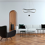 Подвесной светильник волнообразной формы LED 35W 3000K Infinity варинант исполнения - 3 | Loft Concept в Омске