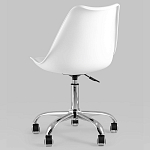 Офисный стул на металлическом основании EGGERY White пластик варинант исполнения - 4 | Loft Concept в Омске