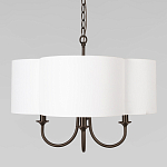 Люстра с белым текстильным абажуром Vitorino  варинант исполнения - 1 | Loft Concept в Омске