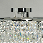 Потолочный светильник круглый с прозрачными подвесками Lunet варинант исполнения - 17 | Loft Concept в Омске