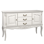 Консоль белая из массива бука с ящиками в стиле прованс White Provence варинант исполнения - 2 | Loft Concept в Омске