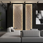 Гипсовая 3D панель с принтографией PM-50 варинант исполнения - 5 | Loft Concept в Омске