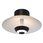 Бра с круглым белым плафоном и черной центральной деталью Natural Harmonie  варинант исполнения - 1 | Loft Concept в Омске