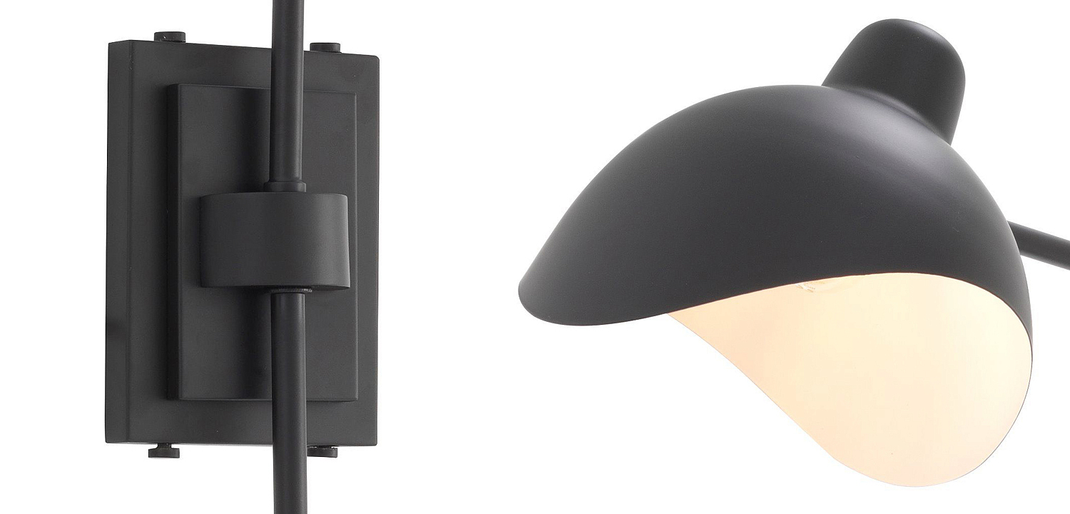 Бра Wall Lamp Pelham Black Бра Wall Lamp Pelham Black - Loft-Concept в Омске