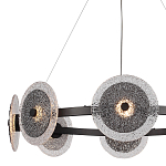 Люстра с плафонами из фактурного двойного стекла Heterochromia варинант исполнения - 6 | Loft Concept в Омске