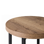 Стол журнальный круглый в стиле лофт Urban Style Space варинант исполнения - 2 | Loft Concept в Омске
